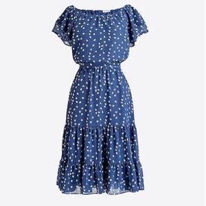 NWT JCrew tiered midi dress